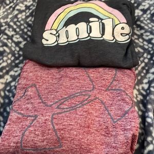 2 hoodies size youth large